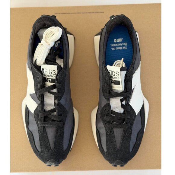 Figs New Balance 327 in Black, Size 8 - Picture 8 of 11